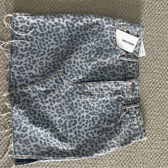 New with tag GRLFRND denim skirt size 27 - Picture 6 of 10